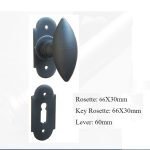 Πόμολο Ιταλίας Σφυριλατο με ροζετα Νο 253