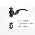 Πόμολο Ιταλίας Σφυριλατο με ροζετα Νο 257