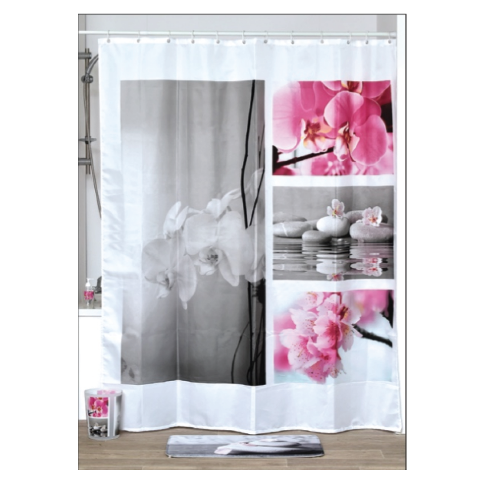 1152-POLYESTER-ΚΑΤΟΠΙΝ-1 Κουρτίνα μπάνιου polyester 180x200 cm - Image 1