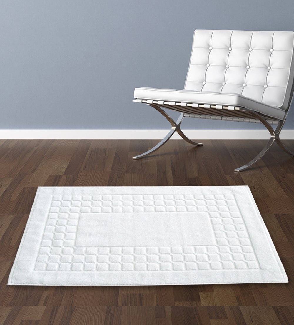 1186-2 ΤΑΠΕΤΟ-ΠΕΤΣΕΤΑ CHESS 50X75 ΛΕΥΚΟ - Image 1