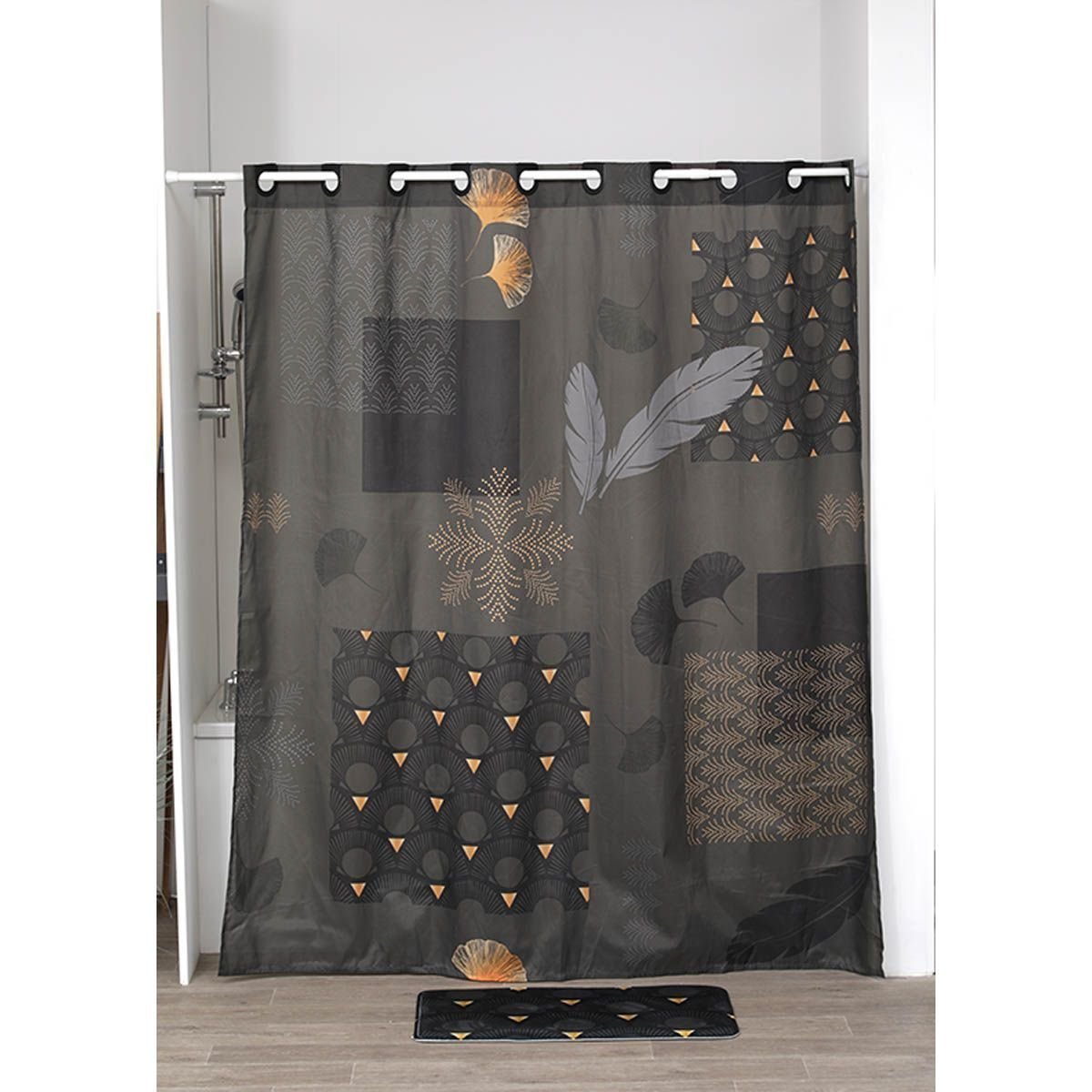 1264-1 Κουρτίνα μπάνιου Polyester 180×200 cm - Image 1