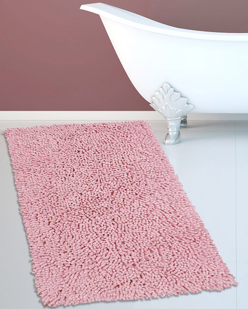 1341-2 ΠΑΤΑΚΙ ΜΠΑΝΙΟΥ RASTA ΡΟΖ 70X120 - Image 1