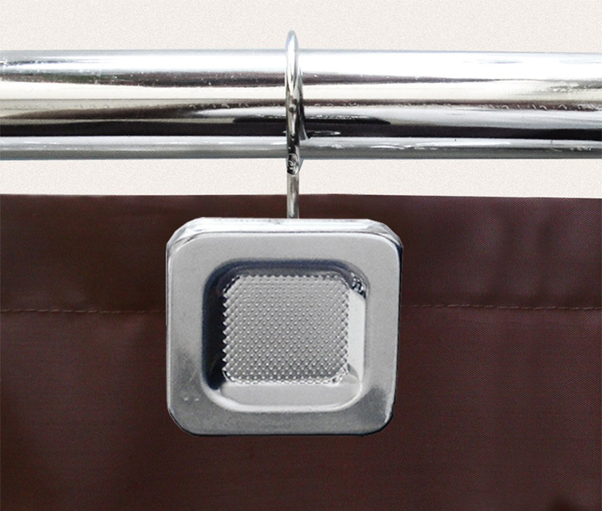 1356 ΚΡΙΚΟΙ ΚΟΥΡΤΙΝΑΣ ΜΠΑΝΙΟΥ CAREE CHROME - Image 1