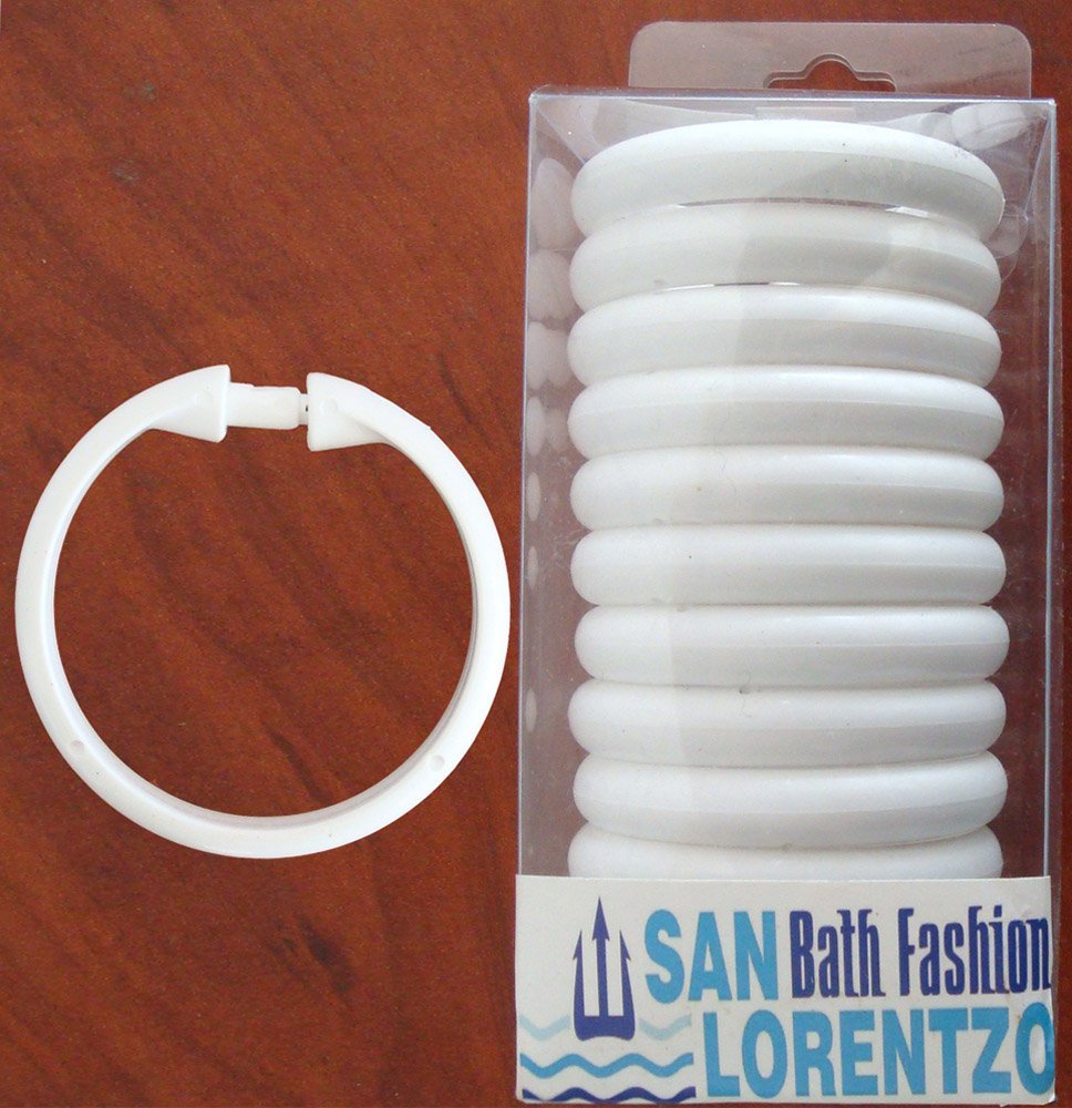 1360 ΚΡΙΚΟΙ ΚΟΥΡΤΙΝΑΣ ΜΠΑΝΙΟΥ #4 ΛΕΥΚΟ - Image 1