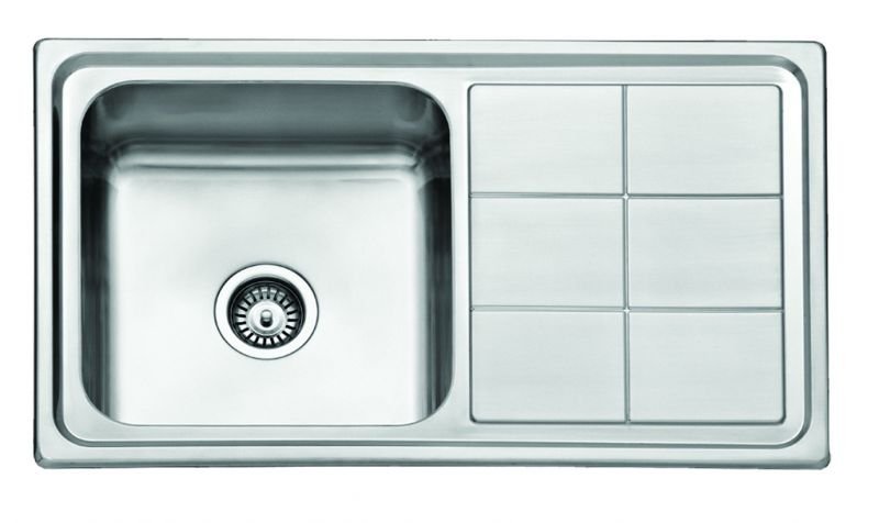 18-1890 CORTINA FINOX ΝΕΡΟΧΥΤΗΣ - ST/ST 86*50*205 0,8mm 1ΓΟΥΡΝΑ+ΠΟΔΙΑ._ - Image 1