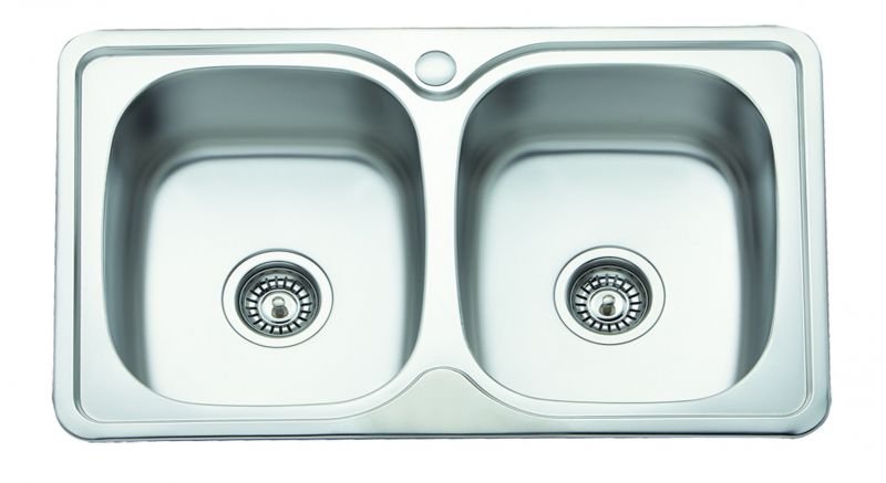 18-7745 MICRO-DUE II ΝΕΡΟΧΥΤΗΣ 77χ42 cm ST/ST ΓΥΑΛΙΣΤ - Image 1