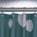 Bubbles 180x200 aqua κουρτίνα μπάνιου πλαστική Sealskin - Image 2