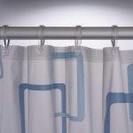 Retro 180x200 blue κουρτίνα μπάνιου πλαστική Sealskin - Image 2