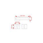 Πόμολο Πόρτας No 212 Ροζέτα Ανθρακι - Image 2