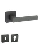 Πόμολο Πόρτας No 212 Ροζέτα Ανθρακι