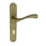 Πόμολο Πόρτας No 216 Πλάκα Μαύρο Ματ