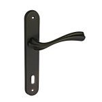 Πόμολο Πόρτας No 216 Πλάκα Ανθρακί