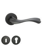 Πόμολο Πόρτας No 216 Ροζέτα Ανθρακί