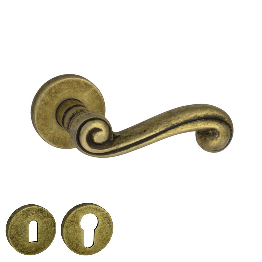 217 ROZ ANT Πόμολο Πόρτας No 217 Ροζέτα Αντικέ