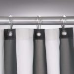 Linje 180x200 grey κουρτίνα μπάνιου υφασμάτινη Sealskin - Image 2