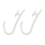 Easy roll hooks 12 pcs white κρίκοι κουρτίνας μπάνιου Sealskin