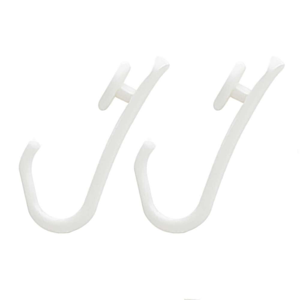 251160210-1 Easy roll hooks 12 pcs white κρίκοι κουρτίνας μπάνιου Sealskin - Image 1