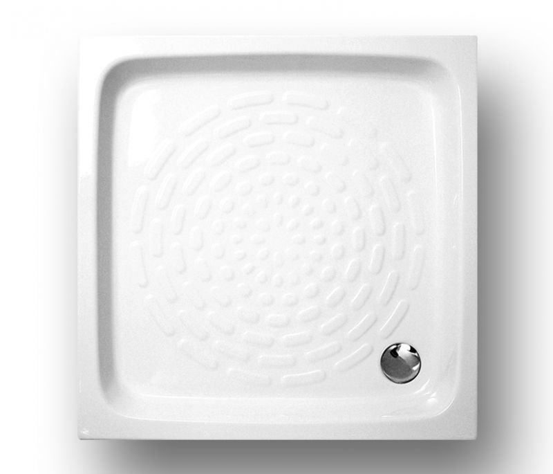 27-2207 ΤΕΤΡΑΓΩΝΗ 80x80cm ΝΤΟΥΖΙΕΡΑ ΛΕΥΚΗ - Image 1