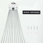 Umbrella chrome με 12 ακτίνες βραχίονας μπάνιου γωνιακός Sealskin - Image 6