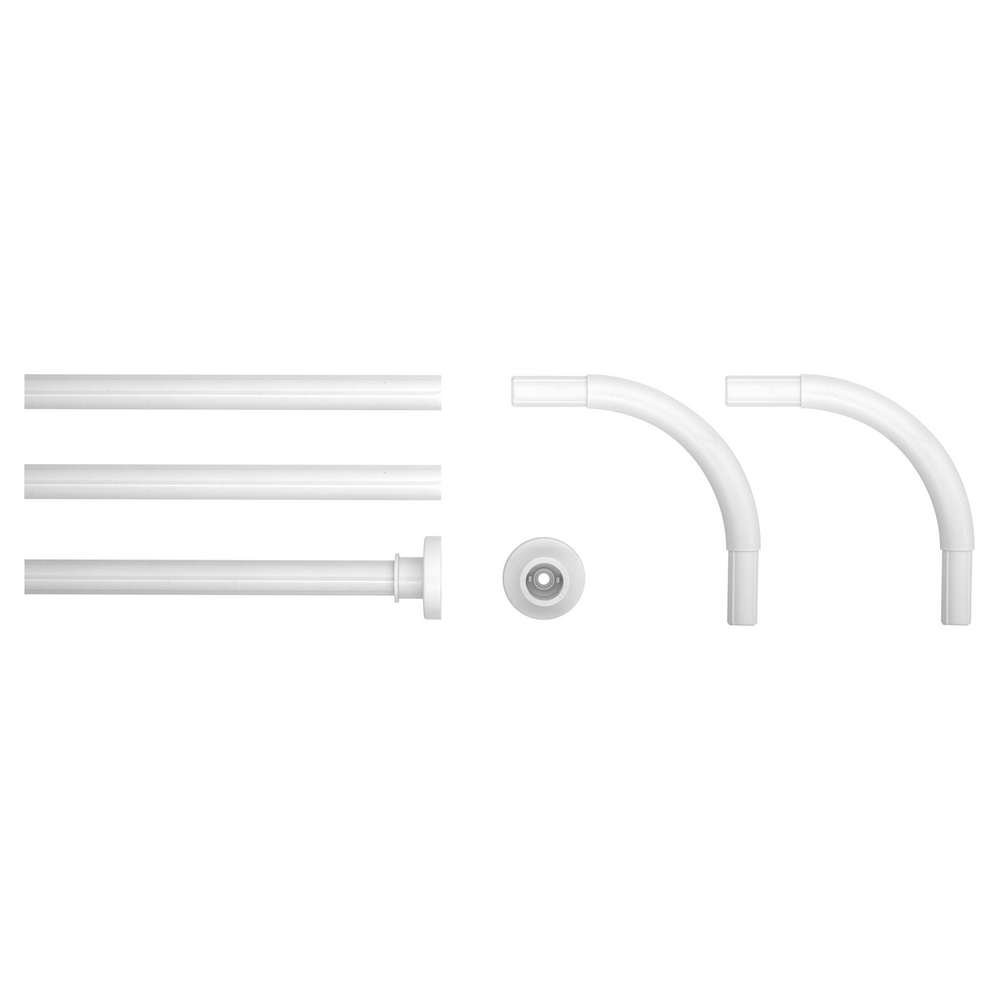 275559010-1 170x80 Ø 20 mm white βραχίονας μπάνιου γωνιακός Sealskin - Image 1