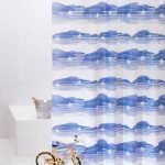 ΚΟΥΡΤΙΝΑ ΜΠΑΝΙΟΥ ΠΛΑΣΤΙΚΗ PEVA BURGEE 180(Μ)X180(Υ)