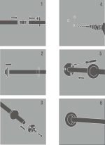 Rondalux white 90x90 Ø 28 mm βραχίονας μπάνιου γωνιακός Sealskin - Image 4