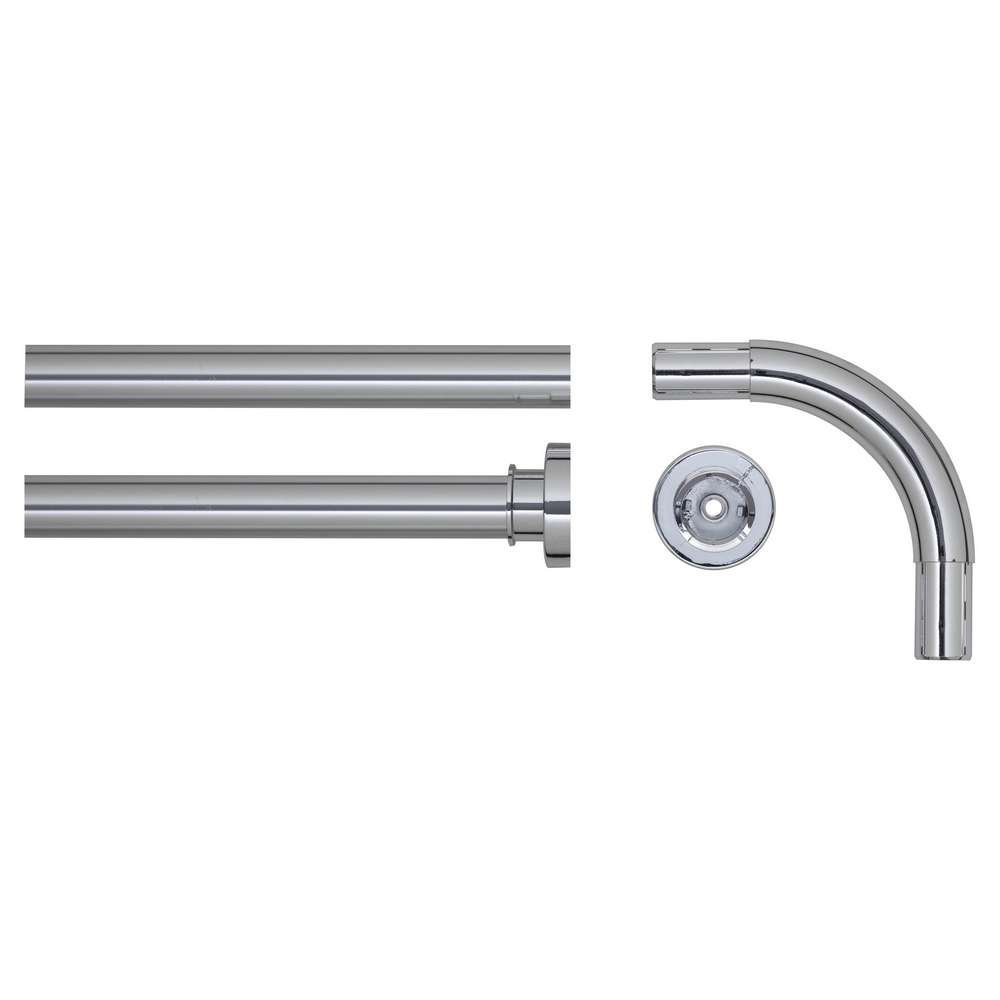 276666218-1 90x90 Ø 28 mm chrome βραχίονας μπάνιου γωνιακός Sealskin - Image 1