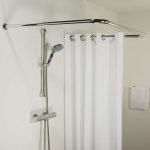 170x80 Ø 28 mm chrome βραχίονας μπάνιου γωνιακός Sealskin - Image 2