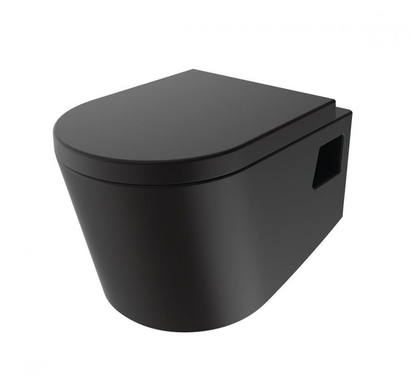 28-0427 SKAY ΛΕΚΑΝΗ ΚΡΕΜΑΣΤΗ ΜΑΥΡΗ MAT ΜΕ ΚΑΛΥΜΜΑ - HUIDA - Image 1