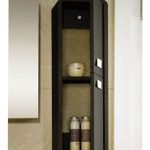 QUADRA ΠΛΑΙΝΟ ΕΡΜΑΡΙΟ 25X15X80 WENGE