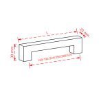 Λαβή Επίπλου Νο 2828 Μαύρο Ματ - Image 3