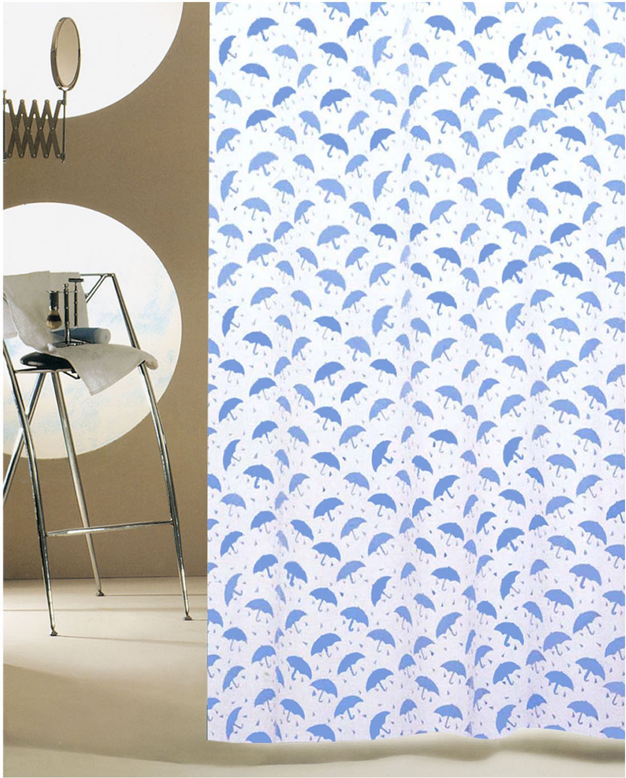 292 ΚΟΥΡΤΙΝΑ ΜΠΑΝΙΟΥ ΠΛΑΣΤΙΚΗ PEVA RS-1100 180(Μ)X200(Υ) - Image 1