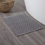 Trellis 60x90 black πατάκι μπάνιου Sealskin - Image 3