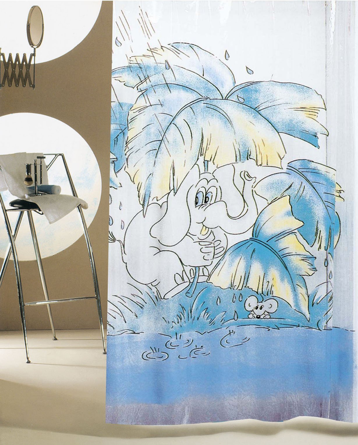 305 ΚΟΥΡΤΙΝΑ ΜΠΑΝΙΟΥ ΠΛΑΣΤΙΚΗ PEVA SS-575 180(Μ)X200(Υ) - Image 1