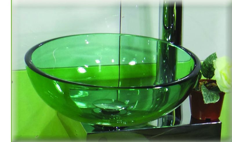 33-8025 GLASS KARE - ΝΙΠΤΗΡΑΣ ΓΥΑΛΙΝΟΣ Φ31,5 GREEN_ - Image 1