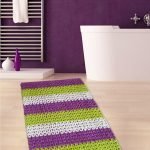 ΠΑΤΑΚΙ ΜΠΑΝΙΟΥ #2335 CHENILLE ΛΑΧΑΝΙ-ΜΩΒ 50X80