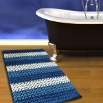 ΠΑΤΑΚΙ ΜΠΑΝΙΟΥ #2335 CΟΤΤΟΝ CΗΕΝΙLLΕ ΜΠΛΕ/ΛΕΥΚΟ 70X120