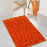 ΠΑΤΑΚΙ ΜΠΑΝΙΟΥ #2335 CHENILLE ΠΟΡΤΟΚΑΛΙ 50X80