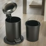 Acero κάδος απορριμμάτων μαύρος 3L Sealskin - Image 2