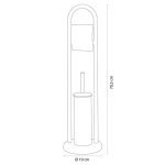 Acero white σταντ χαρτιού υγείας + πιγκάλ Sealskin - Image 4