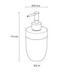 Bloom black 375 ml δοχείο κρεμοσάπουνου Sealskin - Image 5