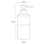 Doppio grey 325 ml δοχείο κρεμοσάπουνου Sealskin - Image 6