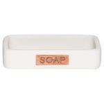 Pierra white σαπουνοθήκη Sealskin