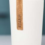 Pierra white ποτήρι οδοντόβουρτσας Sealskin - Image 4