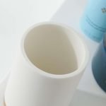 Grace white ποτήρι οδοντόβουρτσας Sealskin - Image 2