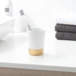 Glossy gold ποτήρι οδοντόβουρτσας Sealskin - Image 2