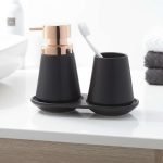 Conical black 400 ml δοχείο κρεμοσάπουνου Sealskin - Image 5