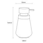 Conical black 400 ml δοχείο κρεμοσάπουνου Sealskin - Image 8