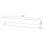 Brix black large ράφι + κρεμάστρα Sealskin - Image 4