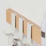 Brix white κρεμάστρα επιτοίχια με ράφι + καθρέπτη Sealskin - Image 6